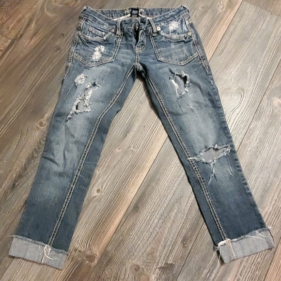 Amethyst Jeans Denim - Capris